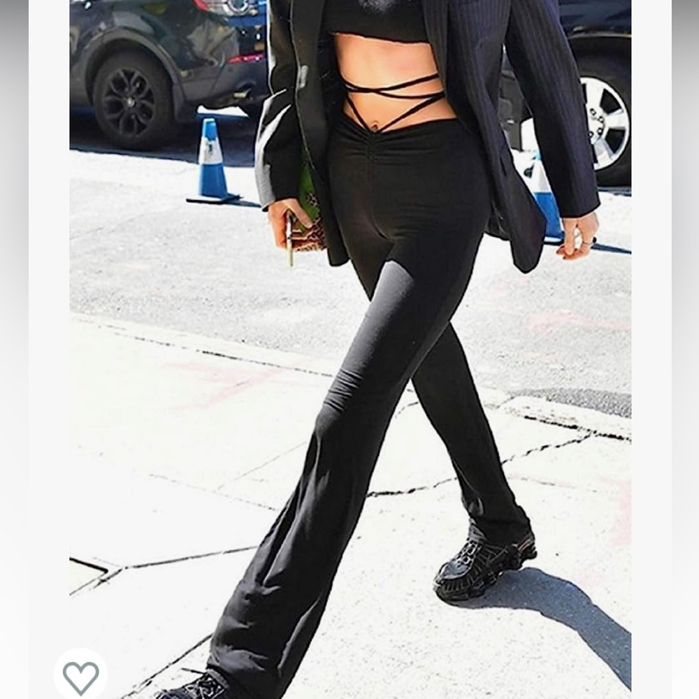 Amazon Criss Cross Waist Pants